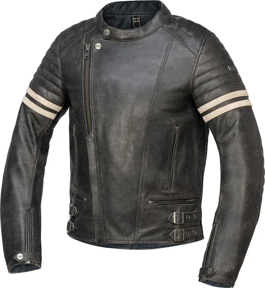 IXS Andy Classic LD Deri Motosiklet Ceketi Kahverengi