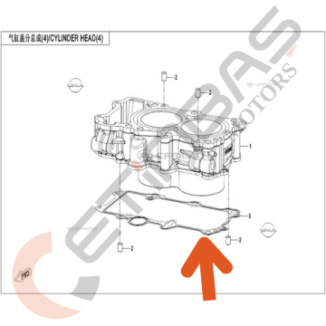 CF Moto 450SR Silindir Alt Conta