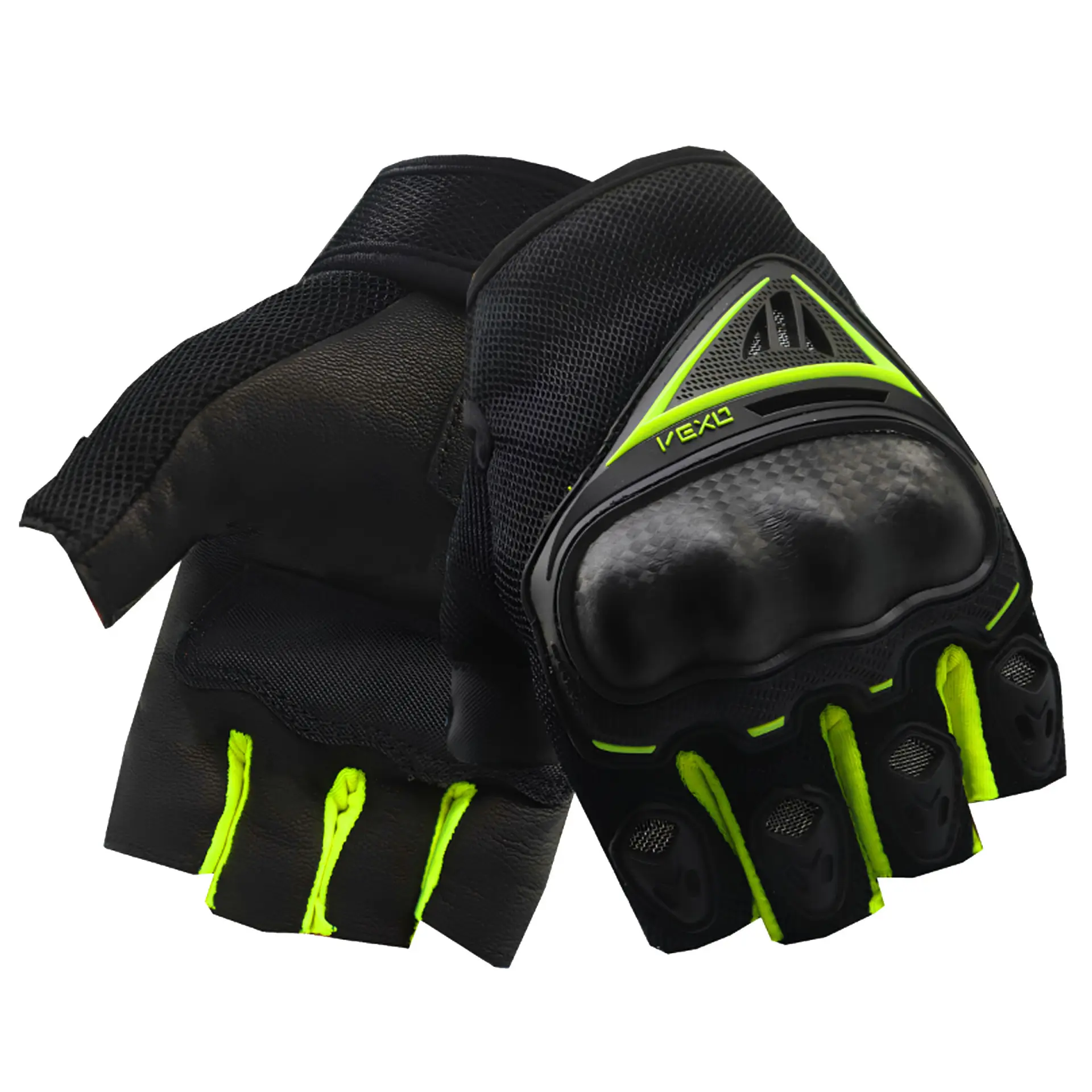 Vexo Santa Motosiklet Eldiveni Neon Sarı