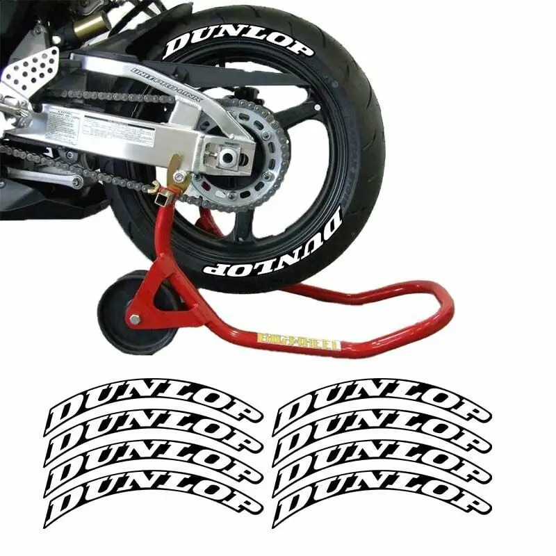 Dunlop Beyaz 3D Lastik Yanak Yazısı
