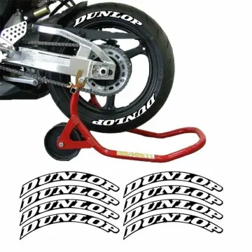 Dunlop Beyaz 3D Lastik Yanak Yazısı