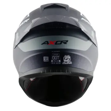 Axor Saber X Sports Motosiklet Kaskı Siyah Mat Mavi M