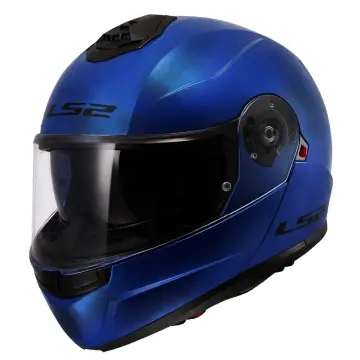 LS2 Strobe 2 Motosiklet Kaskı Mat Mavi XXL