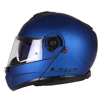 LS2 Strobe 2 Motosiklet Kaskı Mat Mavi