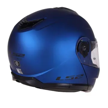 LS2 Strobe 2 Motosiklet Kaskı Mat Mavi XXL