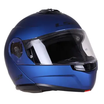 LS2 Strobe 2 Motosiklet Kaskı Mat Mavi XXL
