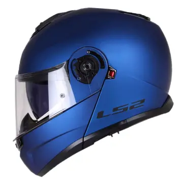 LS2 Strobe 2 Motosiklet Kaskı Mat Mavi XXL
