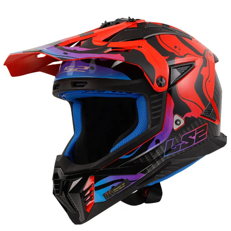 LS2 Fast 2 Wash Enduro Kask Kırmızı