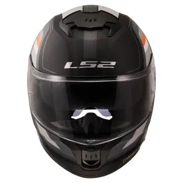 LS2 Stream 2 Vintage Motosiklet Kaskı Mat Siyah Gri XXL