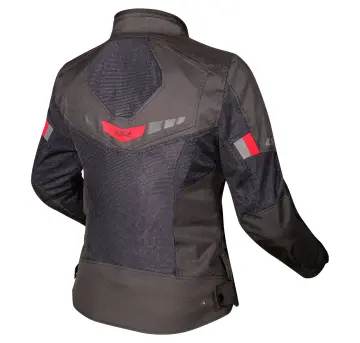 LS2 Blade Air Motosiklet Montu Kadın Siyah Kırmızı XL