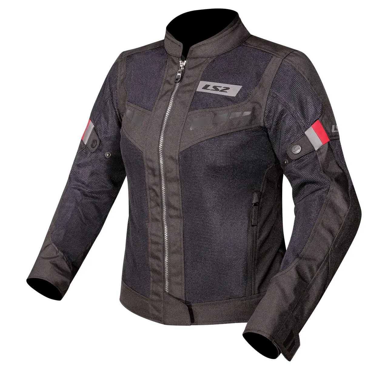 LS2 Blade Air Motosiklet Montu Kadın Siyah Kırmızı XL