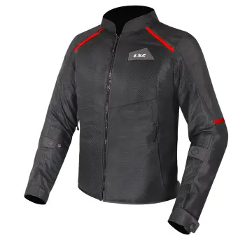 LS2 Breeze Motosiklet Montu Siyah Kırmızı L