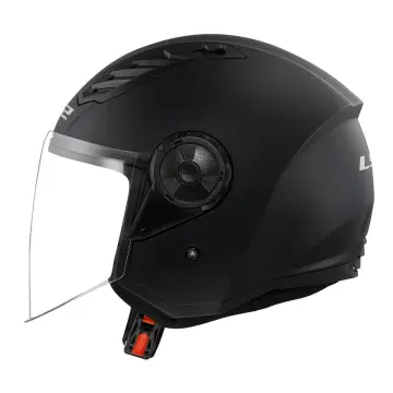 LS2 Airflow 2 Yarım Motosiklet Kaskı Mat Siyah 3XL