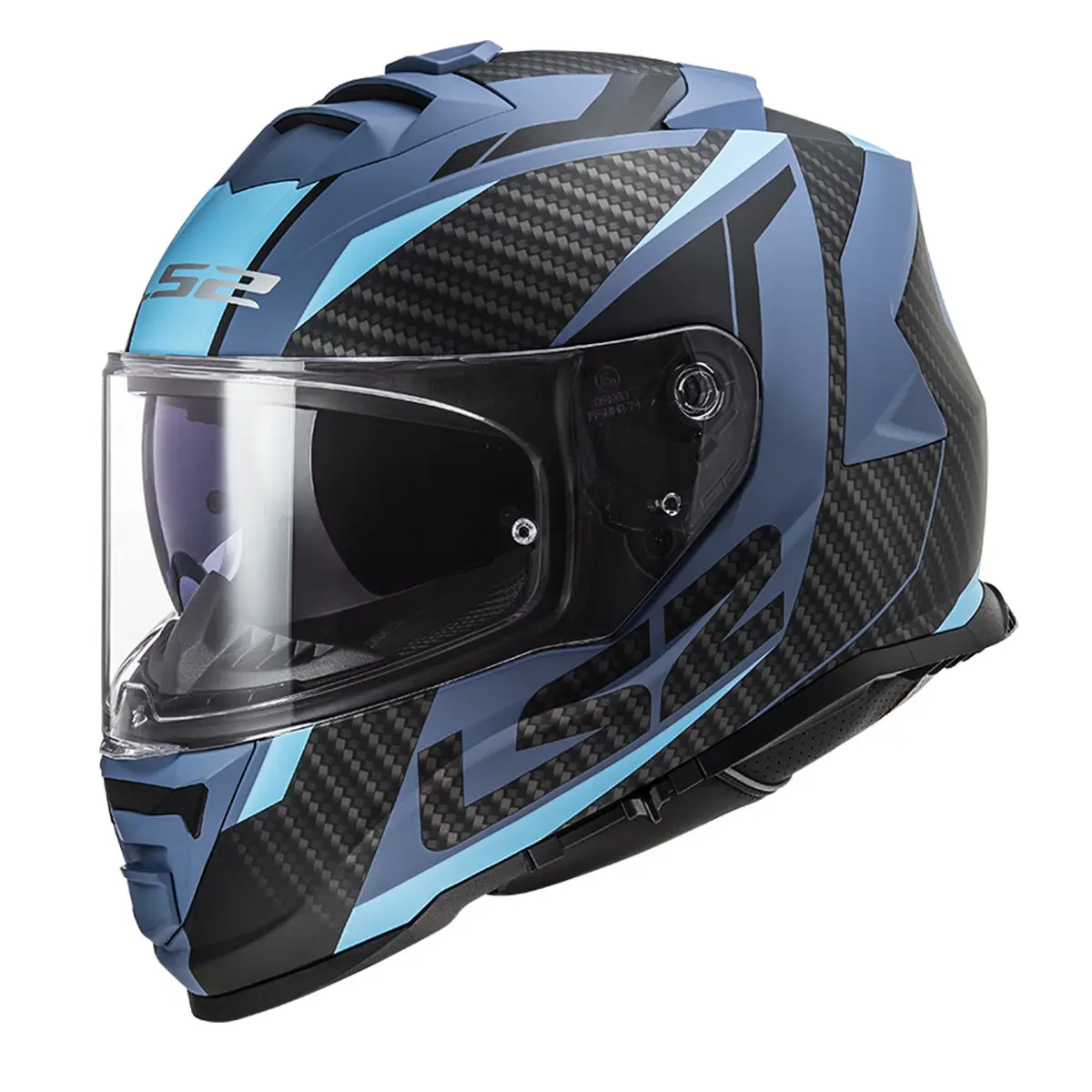 LS2 Storm 2 Racer Motosiklet Kaskı Mat Mavi
