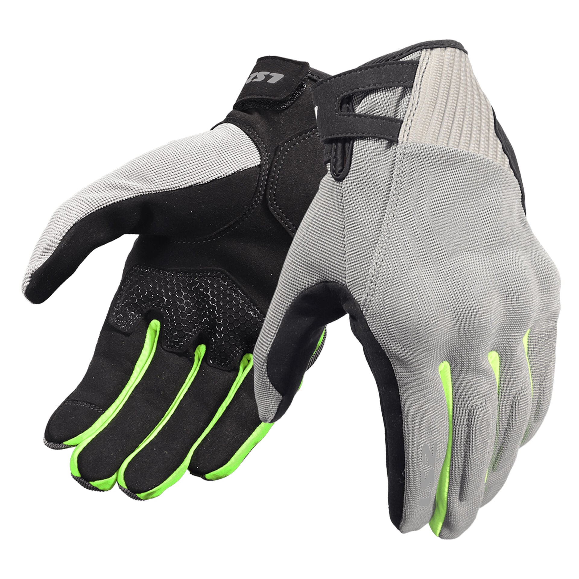 LS2 Dart 2 Evo Motosiklet Eldiveni Gri Neon Sarı XXL