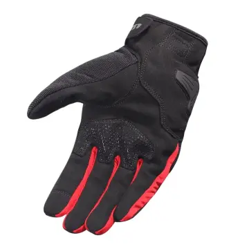 LS2 Dart 2 Evo Motosiklet Eldiveni Siyah Kırmızı L