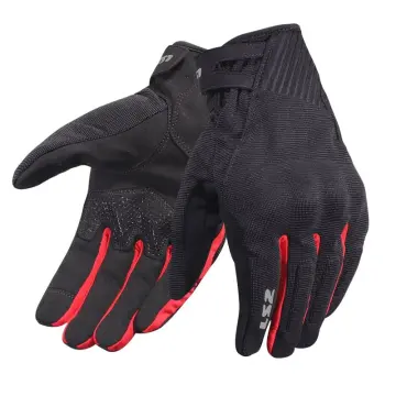 LS2 Dart 2 Evo Motosiklet Eldiveni Siyah Kırmızı XXL