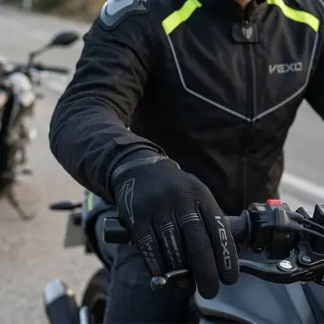 Vexo Aero Plus Motosiklet Eldiveni Siyah XXL