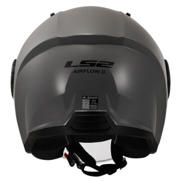 LS2 Airflow 2 Yarım Motosiklet Kaskı Nardo Gri M