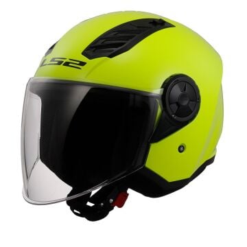 LS2 Airflow 2 Yarım Motosiklet Kaskı Neon Sarı XXL