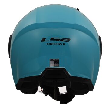 LS2 Airflow 2 Yarım Motosiklet Kaskı Turkuaz L