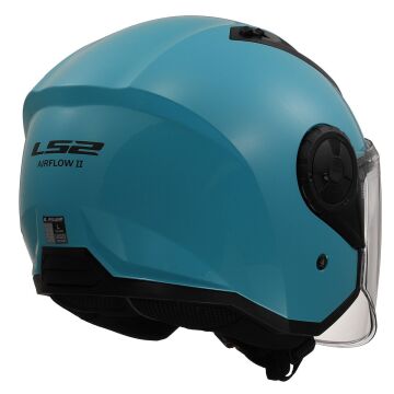 LS2 Airflow 2 Yarım Motosiklet Kaskı Turkuaz L