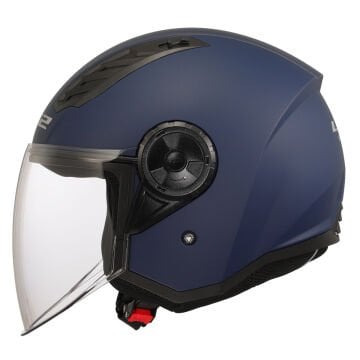 LS2 Airflow 2 Yarım Motosiklet Kaskı Navy Mavi XXL