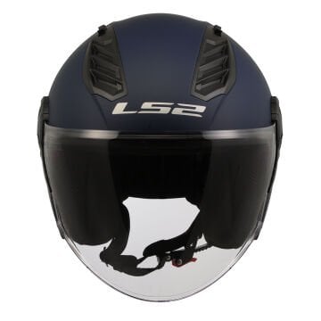 LS2 Airflow 2 Yarım Motosiklet Kaskı Navy Mavi XXL