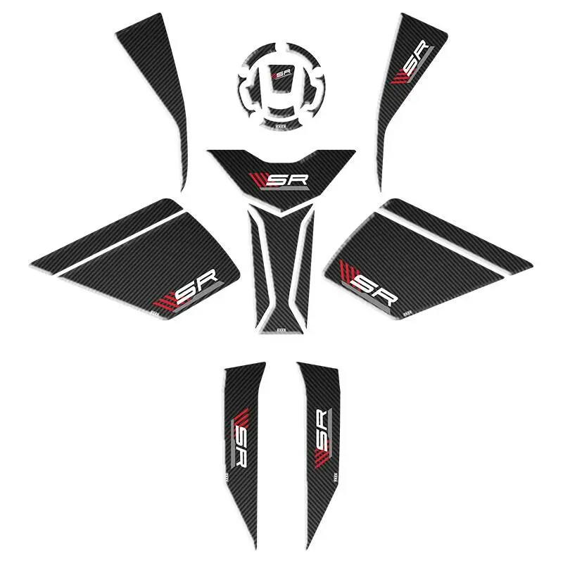 CF Moto 450SR Tank Pad Set 2