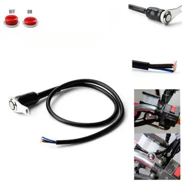 Knmaster B150 Motosiklet Sis Farı Aç Kapa Butonu Kırmızı Ledli