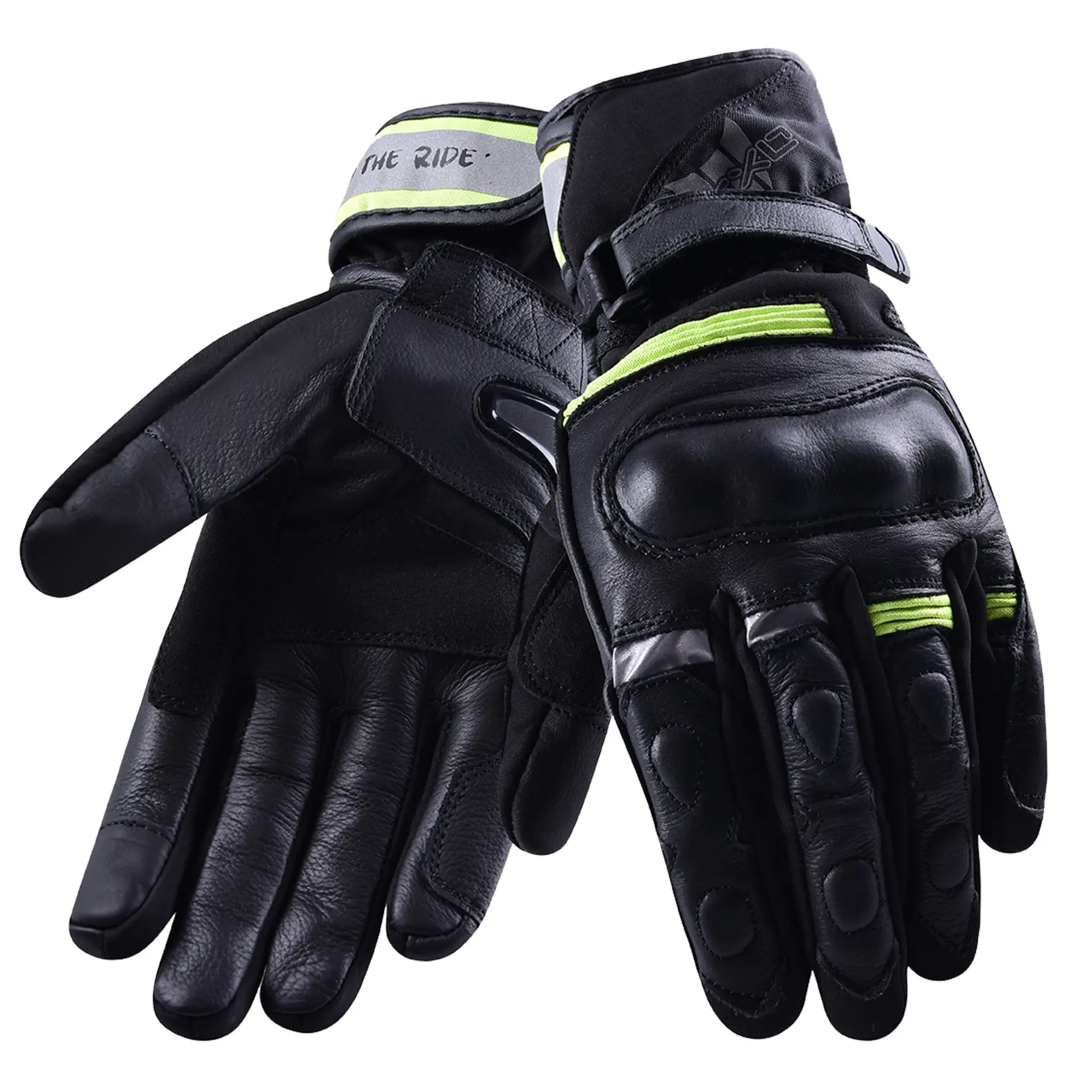 Vexo Tempest H2O Motosiklet Eldiveni Neon Sarı