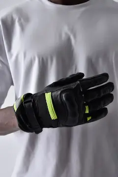 Vexo Tempest H2O Motosiklet Eldiveni Neon Sarı