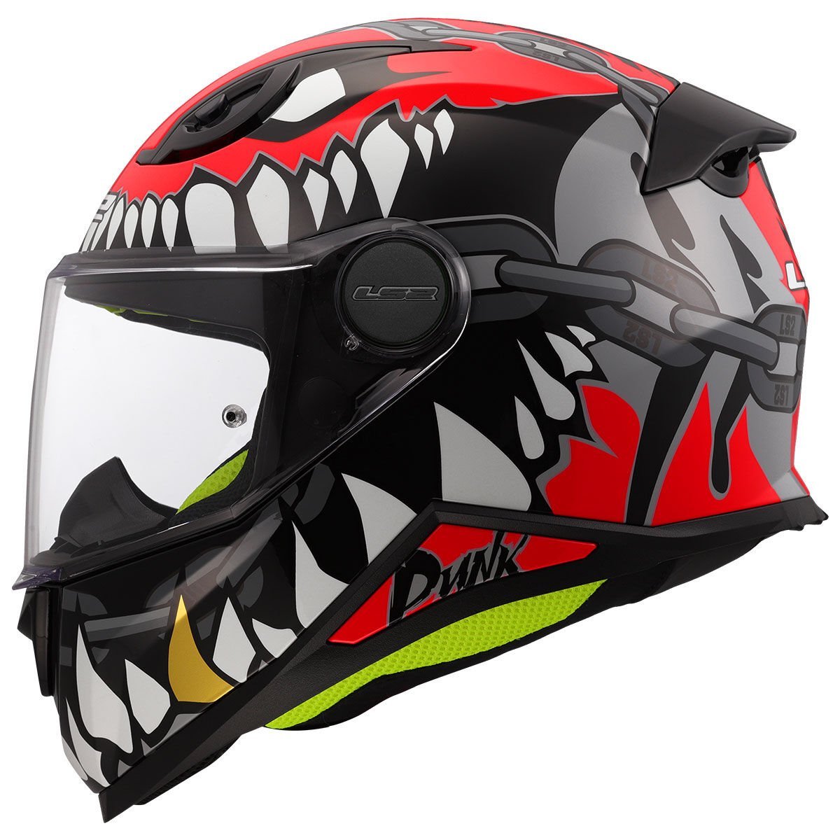 LS2 Kid Punk Gri Çocuk Kaskı M